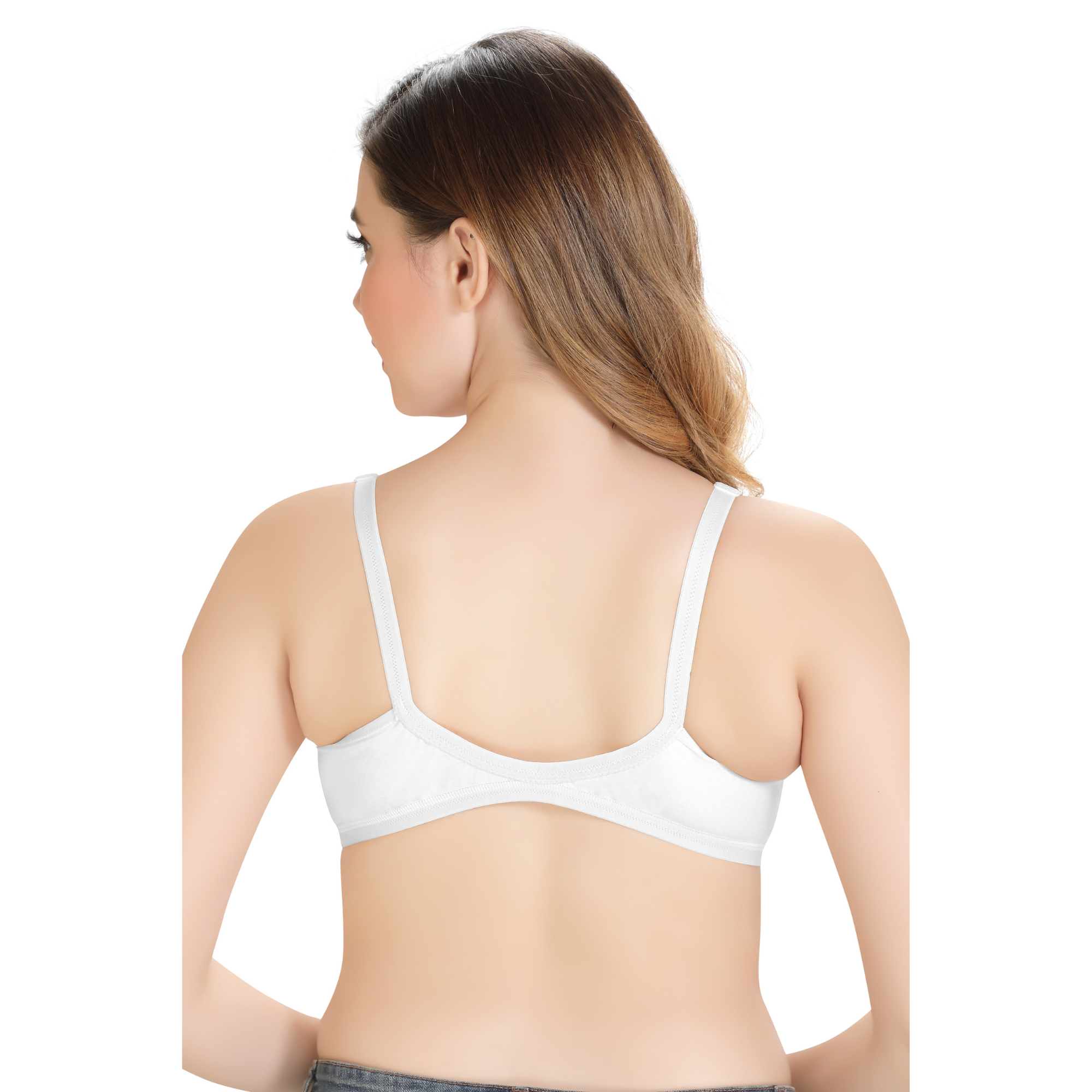 Buy WOWENY Seamless Wirefree Bras for Women Mesh Comfortable Padded Back  Smoothing Bra Online at desertcartINDIA