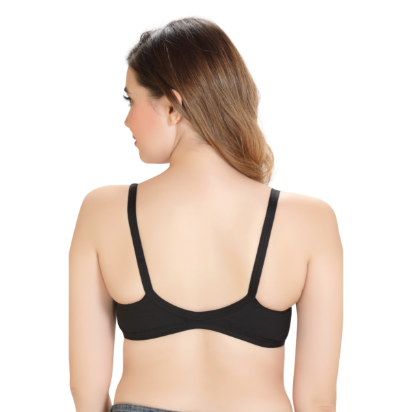Women's Cotton Front Open Non Padded Non-Wired Regular Bra B Cup