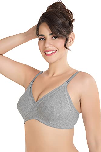 Alies Double Lining – Three Layered Non Wired 3/4th Coverage Maternity/Nursing  Bra – Owomaniyah
