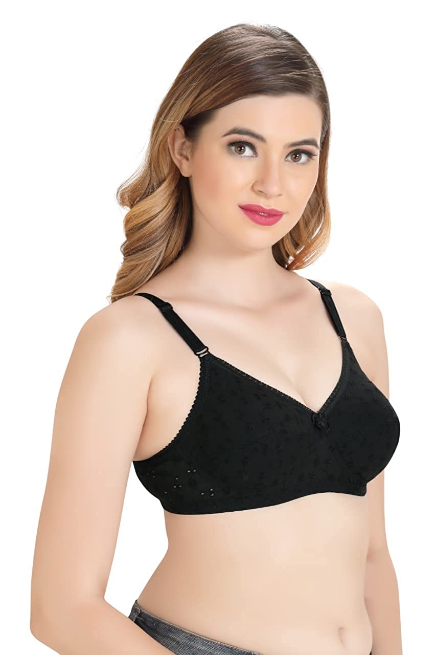 O' Womaniyah! Women's Cotton Non Padded Non-Wired Bra