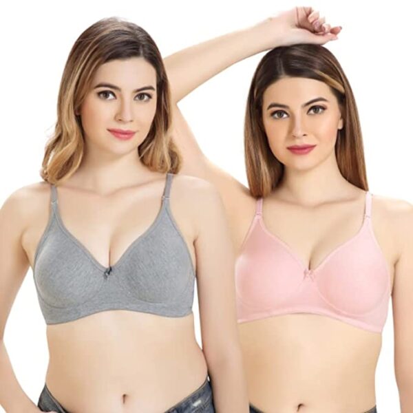 Sensitra Women's B Cup Chicken Bra (Without Lining in Cups)