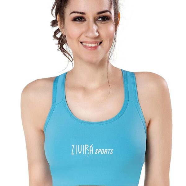 Zivira Xtreme Sports Bra for HIGH Impact Activities with Removable Pads  -Gym,Zumba,Yoga,Running,Cycling – Owomaniyah