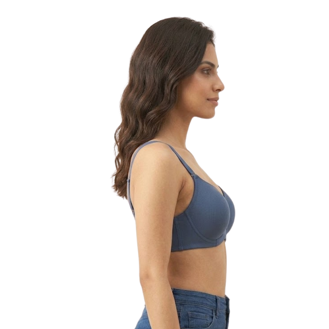 BLE 4 Slim Pad Seamless Wirefree Padded T-Shirt Bra in B Cup - Image 10