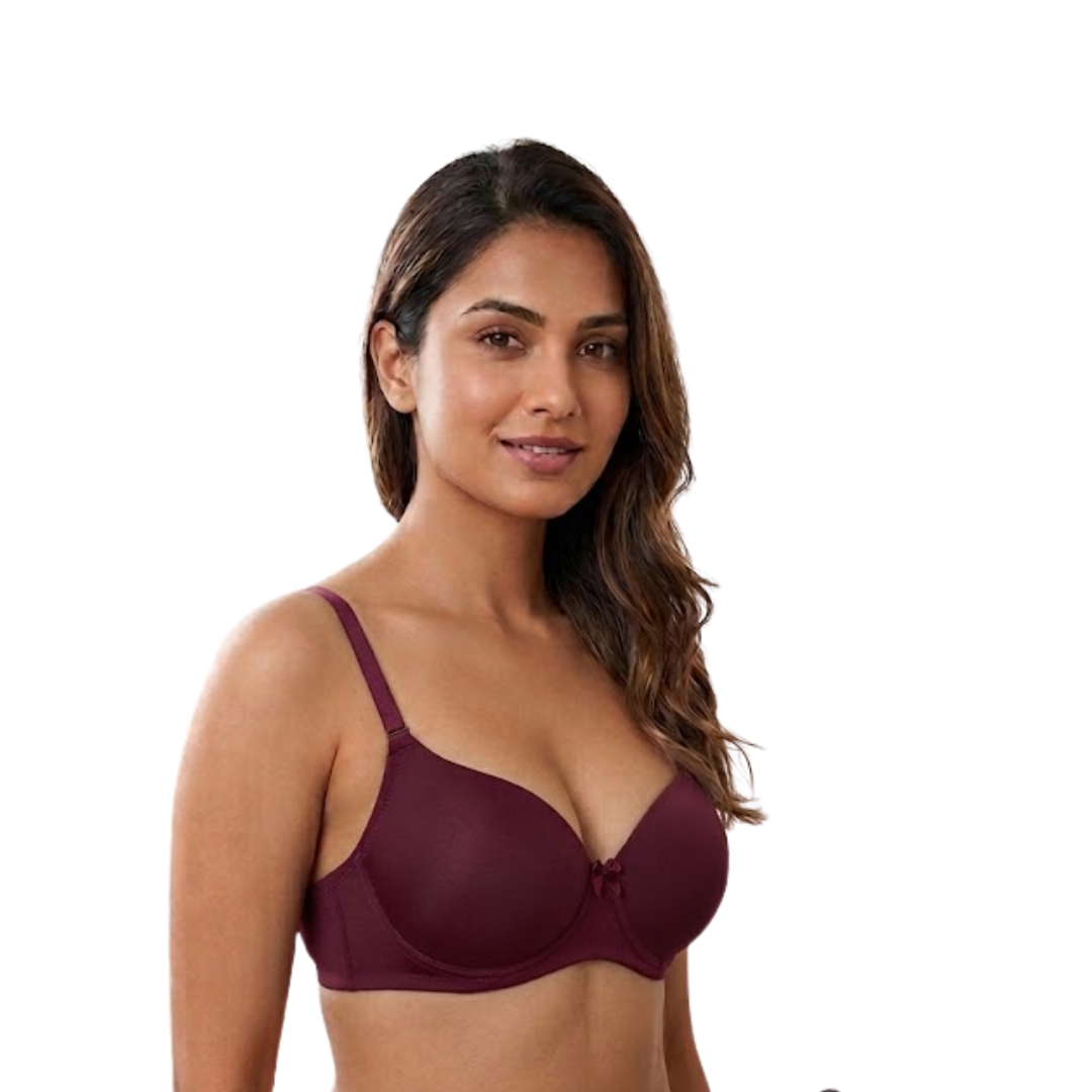 MR 4 Slim Pad Seamless Wirefree Padded T-Shirt Bra in B Cup - Image 20