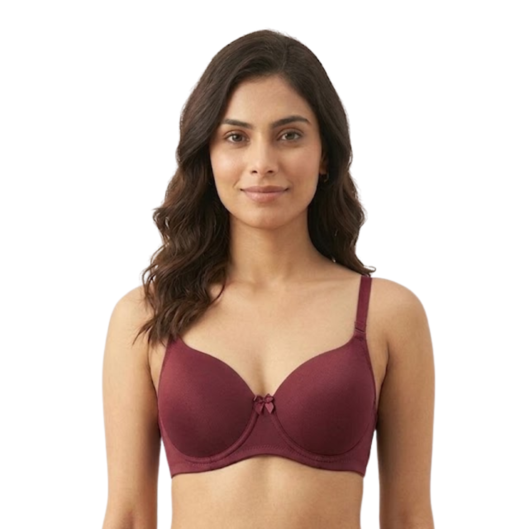 MR Slim Pad Seamless Wirefree Padded T-Shirt Bra in B Cup - Image 19