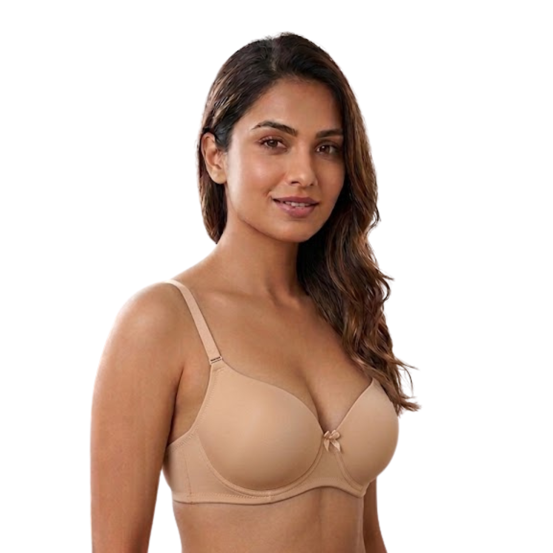 SK 4 Slim Pad Seamless Wirefree Padded T-Shirt Bra in B Cup - Image 12
